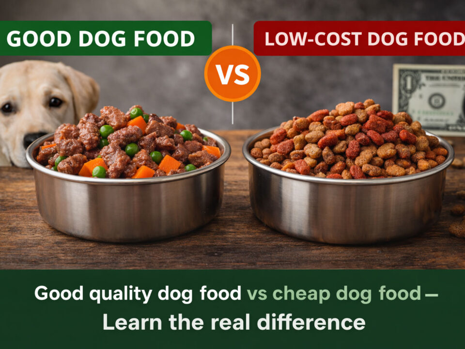 Good Dog Food vs Cheap Dog Food