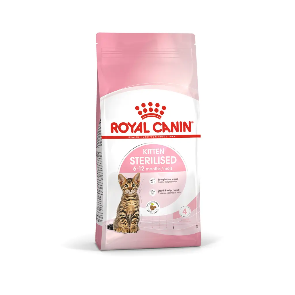 ROYAL CANIN KITTEN STERILISED 6-12 MONTHS 2KG